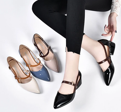 Ballerina™ - Leather Soft Buckle Shoe