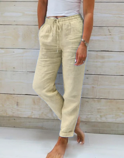 Chelsea™- Stretchy linen pants