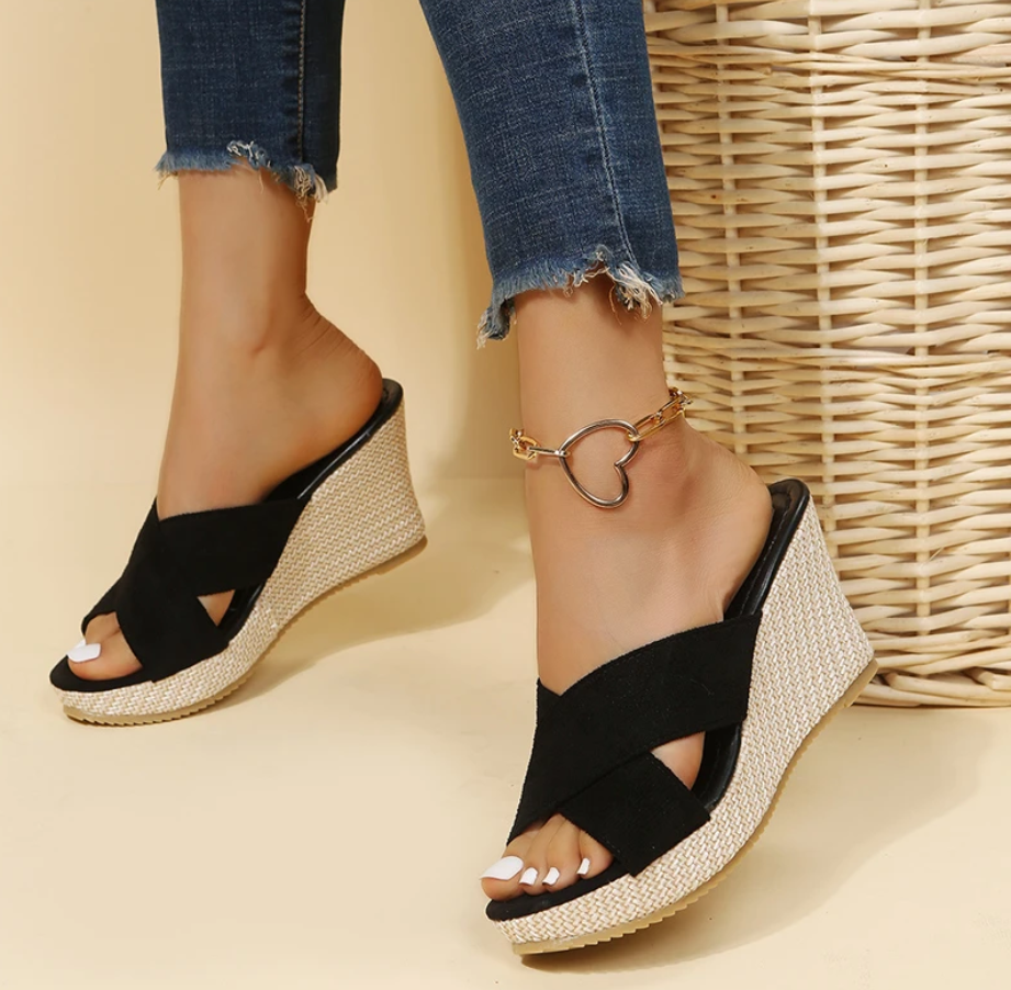 Amelia™- Gorgeous Wedge Sandals