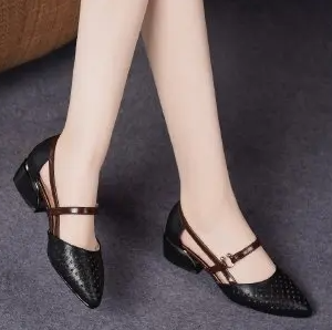 Ballerina™ - Leather Soft Buckle Shoe