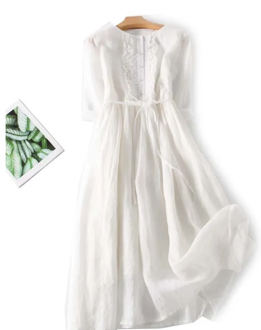 Jasmine™- linen dress